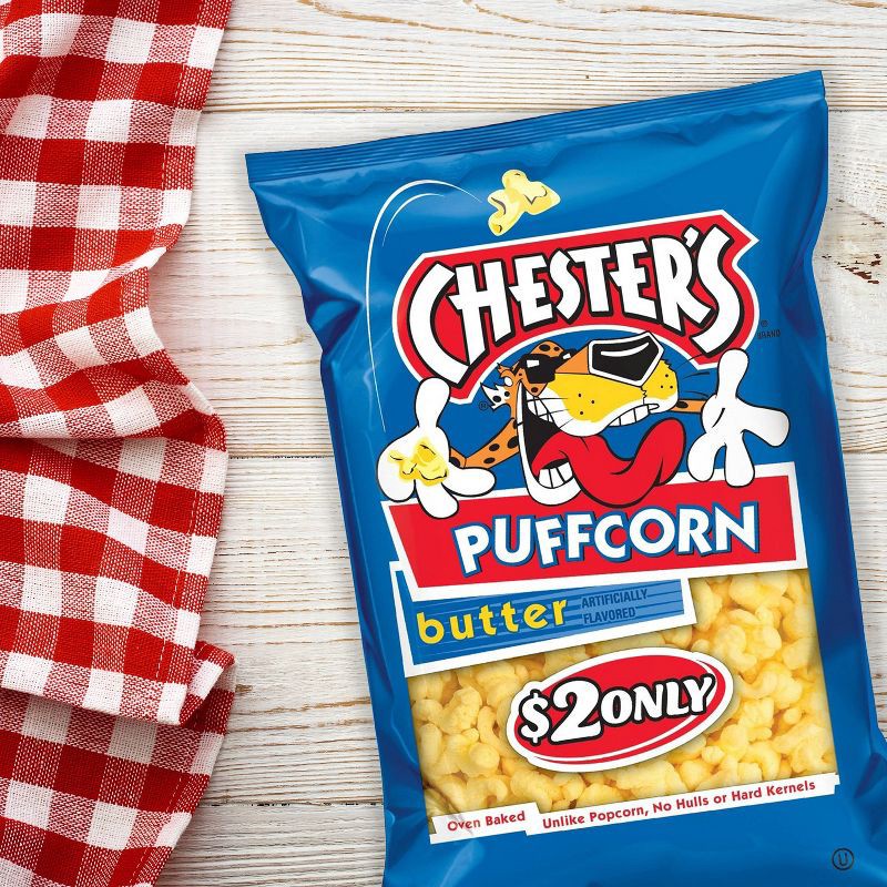 slide 3 of 3, Chester's Puffcorn Butter Puffed Corn Snacks - 3.25oz, 3.25 oz