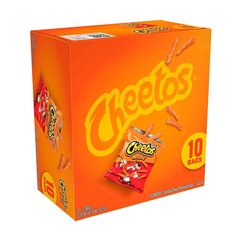 slide 6 of 9, Cheetos Crunchy Cheese Flavored Snacks - 10oz/10ct, 10 ct