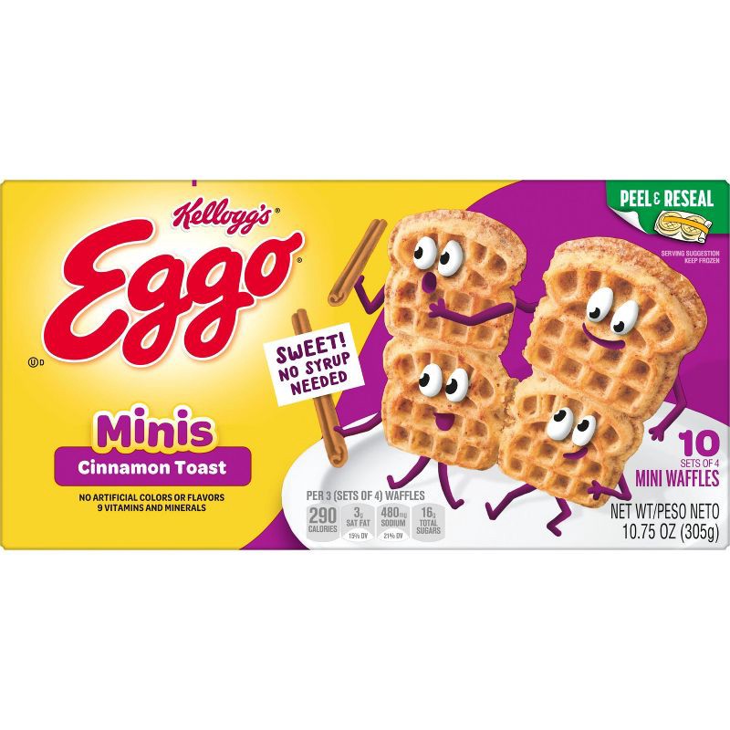 slide 2 of 5, Eggo Cinnamon Toast Frozen Waffles - 10.75oz/10ct, 10.75 oz, 10 ct