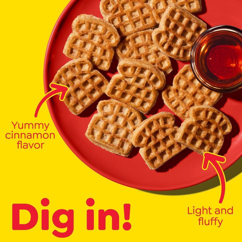 slide 4 of 9, Eggo Minis Frozen Waffle Bites Cinnamon Toast - 10.75oz/10ct, 10.75 oz, 10 ct
