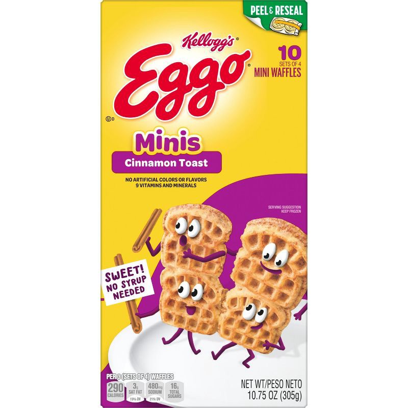 slide 5 of 5, Eggo Cinnamon Toast Frozen Waffles - 10.75oz/10ct, 10.75 oz, 10 ct