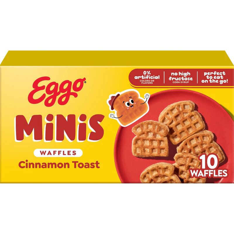 slide 1 of 9, Eggo Minis Frozen Waffle Bites Cinnamon Toast - 10.75oz/10ct, 10.75 oz, 10 ct