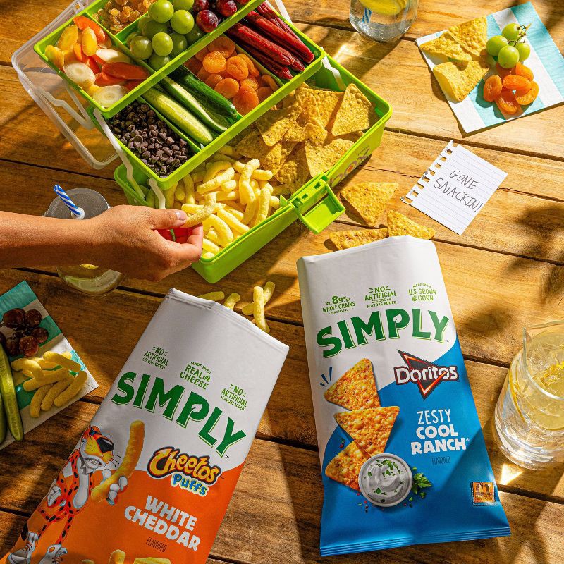 slide 11 of 13, Cheetos Simply White Cheddar Puffs Snacks - 8oz, 8 oz