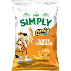 Cheetos Simply White Cheddar Puffs Snacks - 8oz