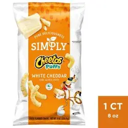 Simply Cheetos White Cheddar Puffs - 8oz