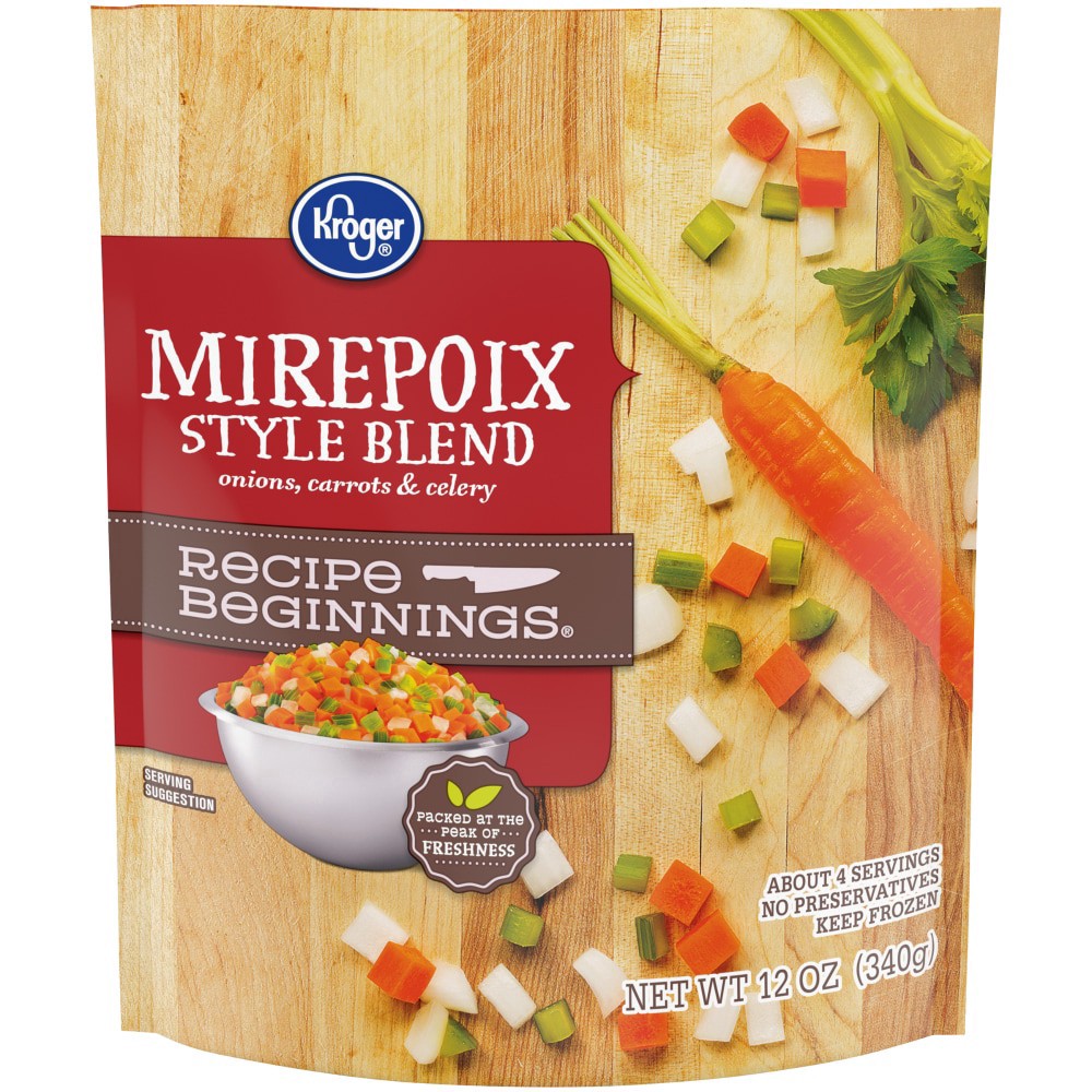 slide 3 of 3, Kroger Meal-Ready Mirepoix Cajun Style Blend Sides, 12 oz