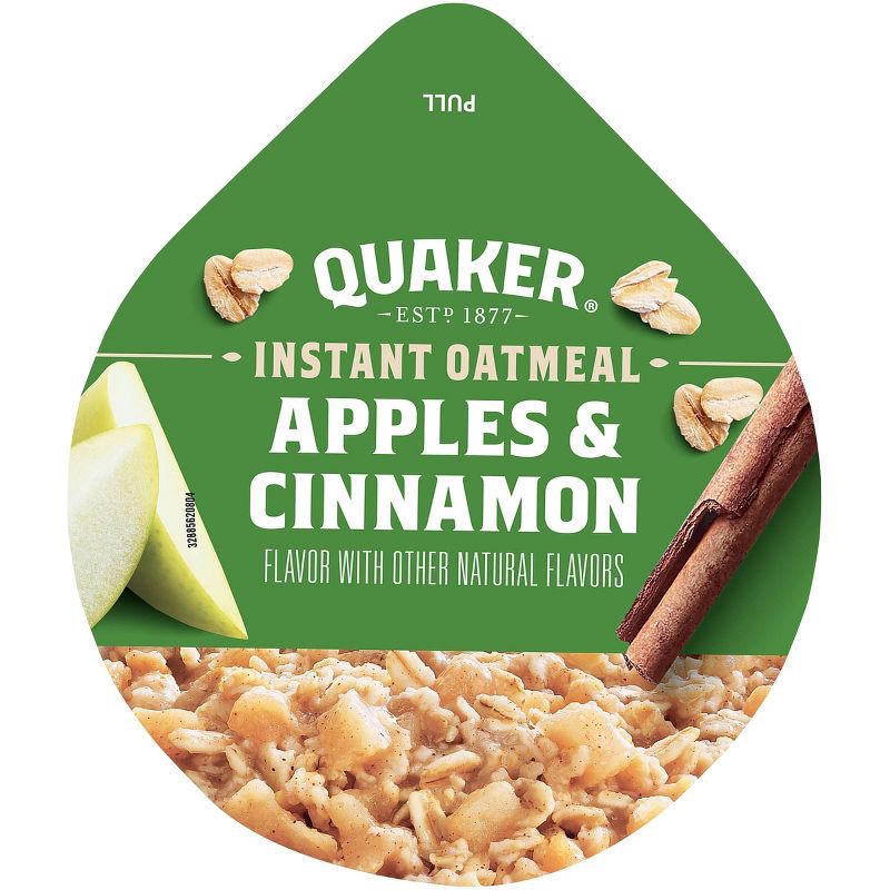 slide 6 of 6, Quaker Instant Oatmeal Cup Apple Cinnamon 1.51oz, 1.51 oz