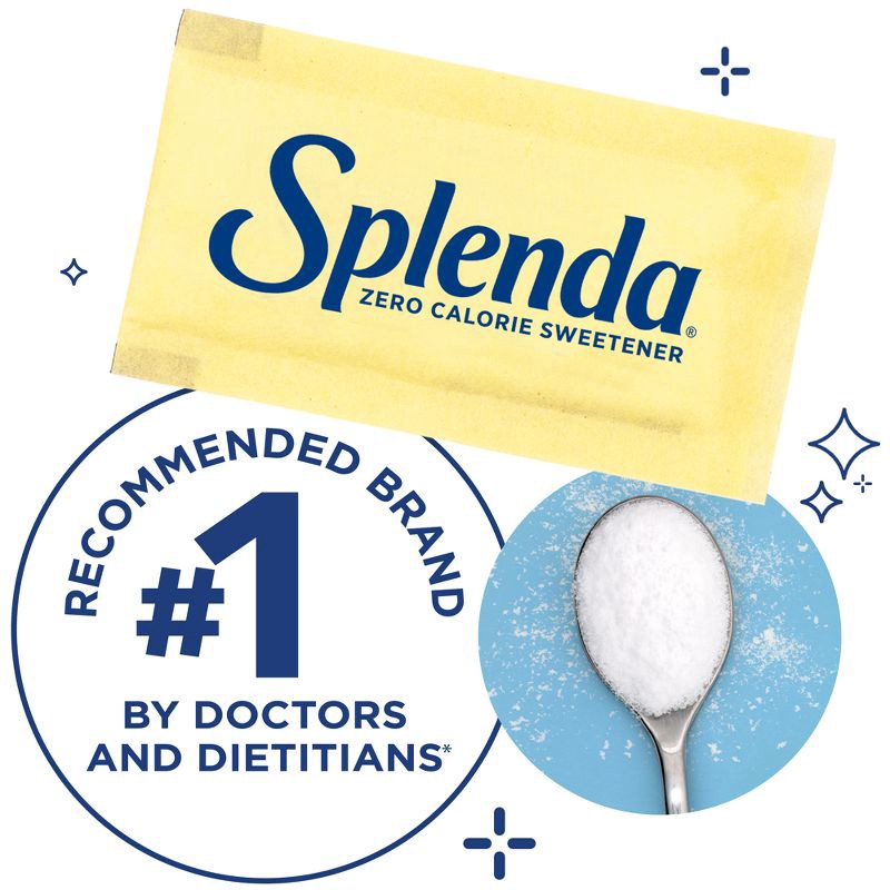 slide 5 of 11, Splenda Zero Calorie Sweetener Packets - 7oz/200pk, 7 oz, 200 ct