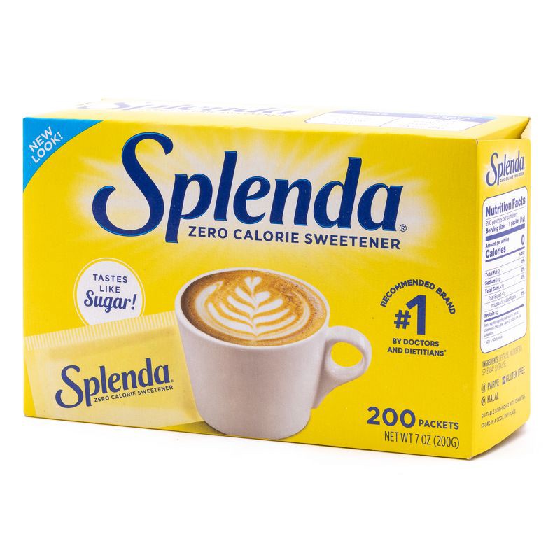 slide 10 of 11, Splenda Zero Calorie Sweetener Packets - 7oz/200pk, 7 oz, 200 ct