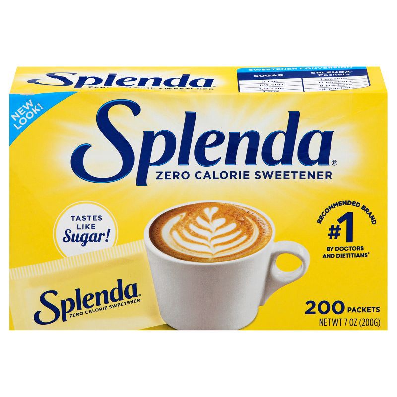 slide 1 of 11, Splenda Zero Calorie Sweetener Packets - 7oz/200pk, 7 oz, 200 ct