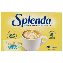 Splenda Zero Calorie Sweetener Packets - 7oz/200pk