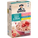 Quaker Fruit & Cream Instant Oatmeal Variety - 8ct/9.8oz