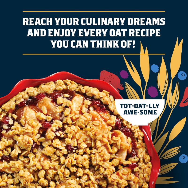 slide 5 of 8, Quaker Whole Grain Quick 1-Minute Oats - 42oz, 42 oz