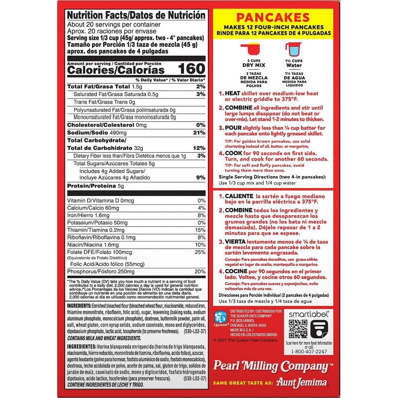 slide 3 of 5, Pearl Milling Company Buttermilk Complete Pancake & Waffle Mix - 2lb, 2 lb