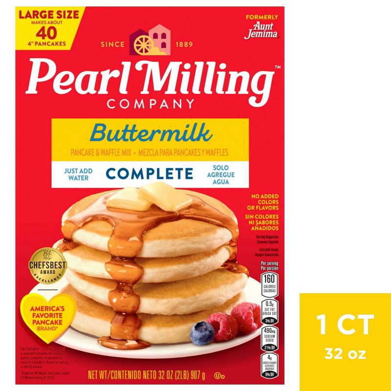slide 1 of 5, Pearl Milling Company Buttermilk Complete Pancake & Waffle Mix - 2lb, 2 lb