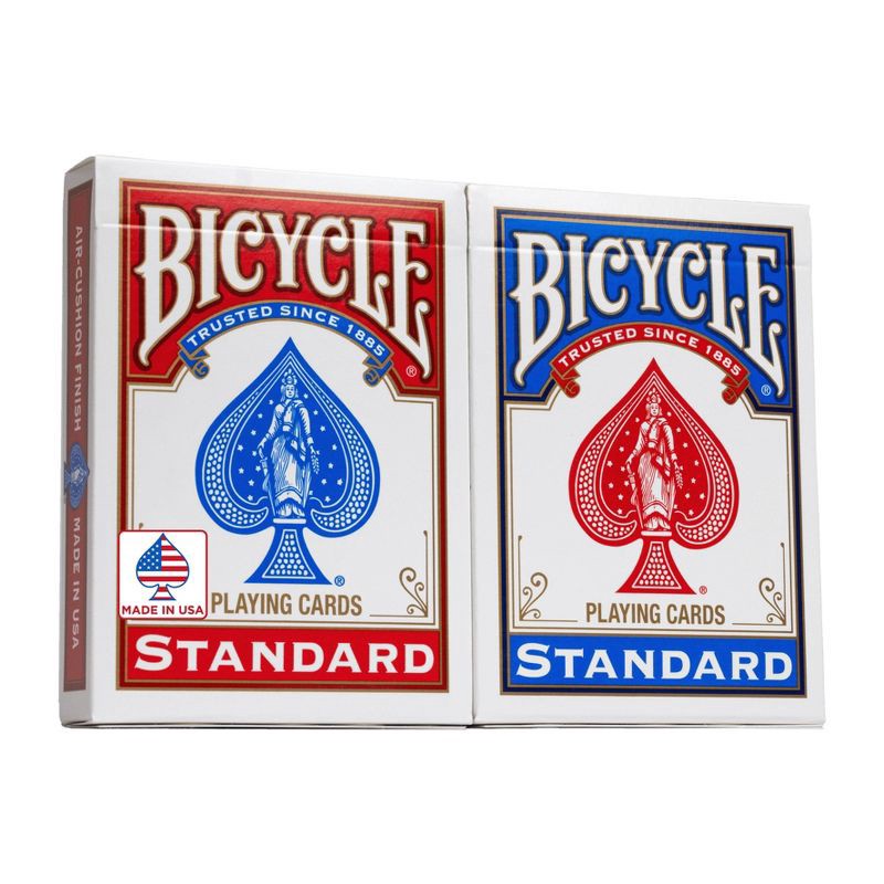 slide 1 of 8, Bicycle Standard Playing Cards 2pk, 2 ct
