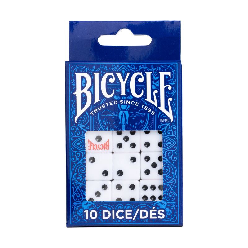 slide 2 of 5, Bicycle Dice - Pack of 10, 1 ct
