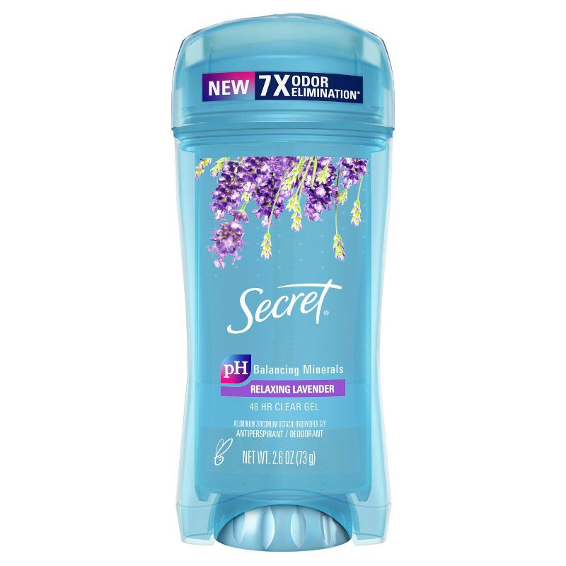 slide 1 of 10, Secret Fresh Clear Gel and Deodorant for Women - Relaxing Refreshing Lavender - 2.6 oz, 2.6 oz