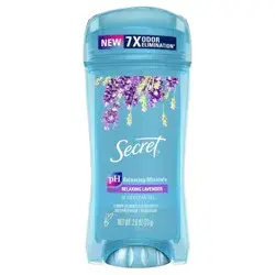 Secret Fresh Clear Gel and Deodorant for Women - Relaxing Refreshing Lavender - 2.6 oz