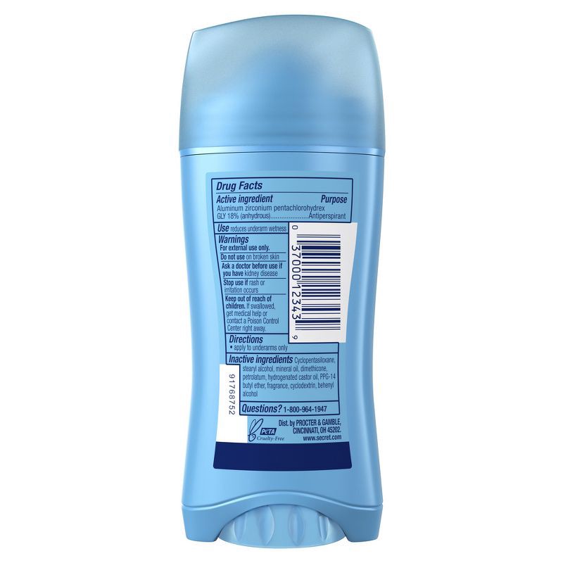 slide 7 of 7, Secret Powder Fresh Invisible Solid Antiperspirant & Deodorant - 2.6oz, 2.6 oz