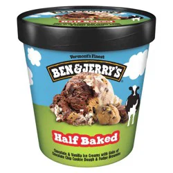 Ben & Jerry's Half Baked Chocolate & Vanilla Ice Cream - 16oz