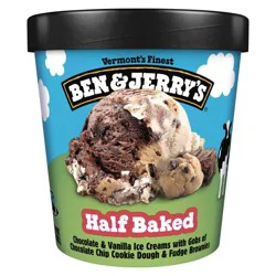 Ben & Jerry's Half Baked Chocolate & Vanilla Ice Cream - 16 fl oz
