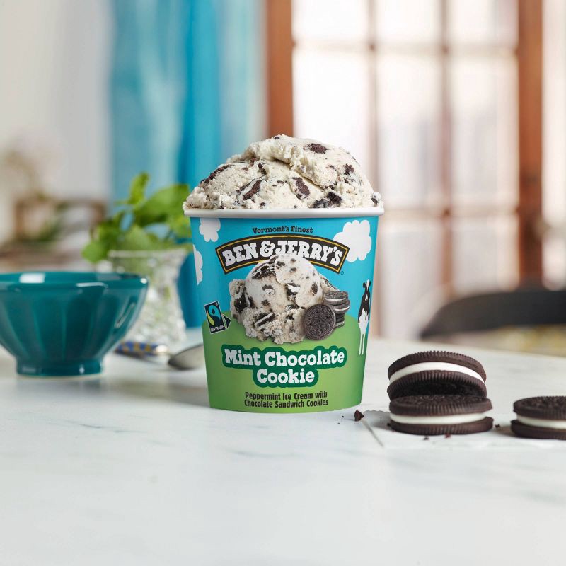 slide 5 of 9, Ben & Jerry's Mint Chocolate Cookie Ice Cream - 16oz, 16 oz