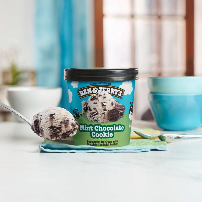 slide 7 of 9, Ben & Jerry's Mint Chocolate Cookie Ice Cream - 16oz, 16 oz