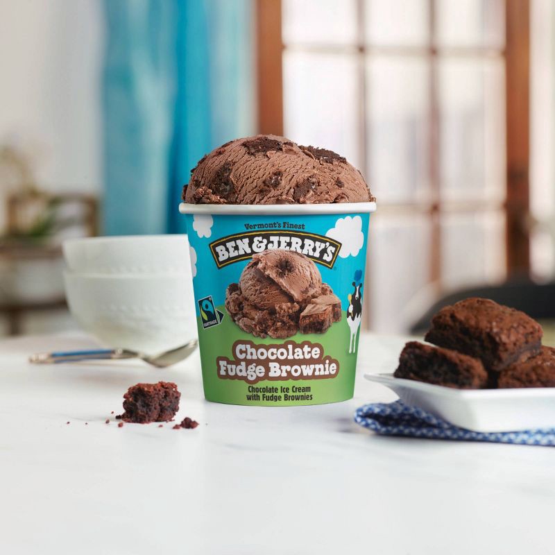 slide 3 of 5, Ben & Jerry's Ice Cream Chocolate Fudge Brownie - 16oz, 16 oz