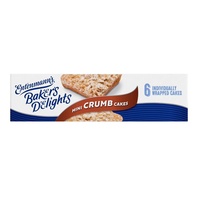 slide 6 of 8, Entenmann's Mini Crumb Cakes - 6ct/12.25oz, 6 ct, 12.25 oz