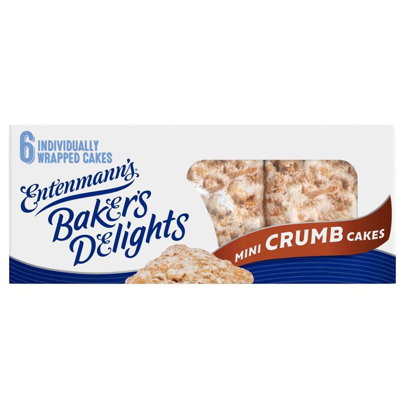 slide 1 of 8, Entenmann's Mini Crumb Cakes - 6ct/12.25oz, 6 ct, 12.25 oz