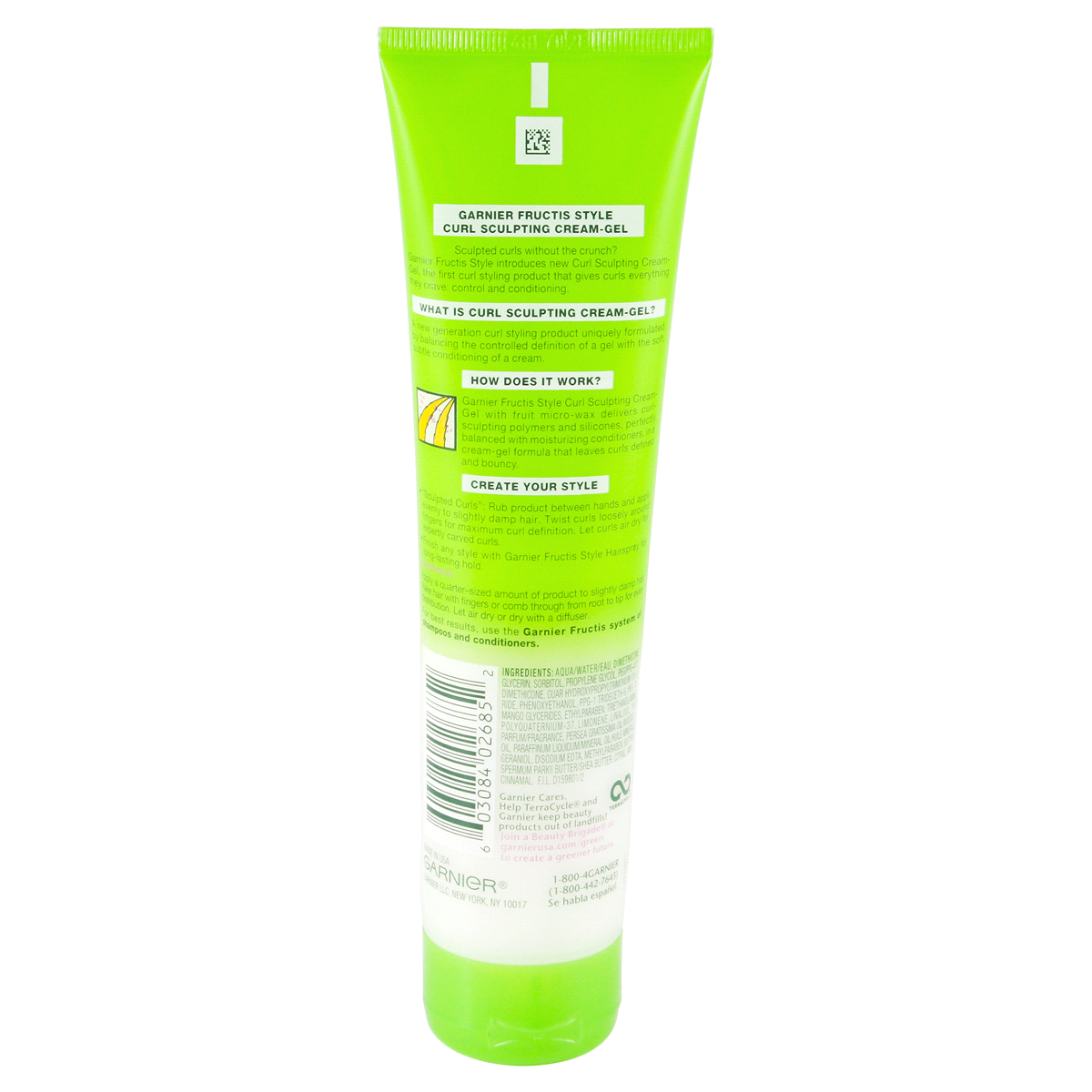 slide 2 of 2, Garnier Fructis Style Curl Sculpt Conditioning Cream Gel - 5.1 fl oz, 5.1 fl oz