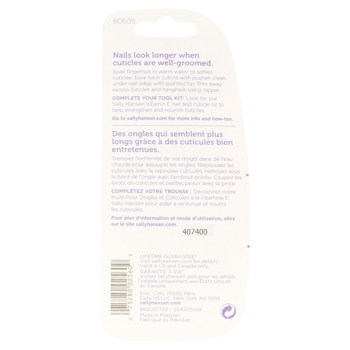 slide 2 of 2, Sally Hansen Beauty Tools Nip'Em Clean - Basic Cuticle Nipper With Pusher, 1 ct