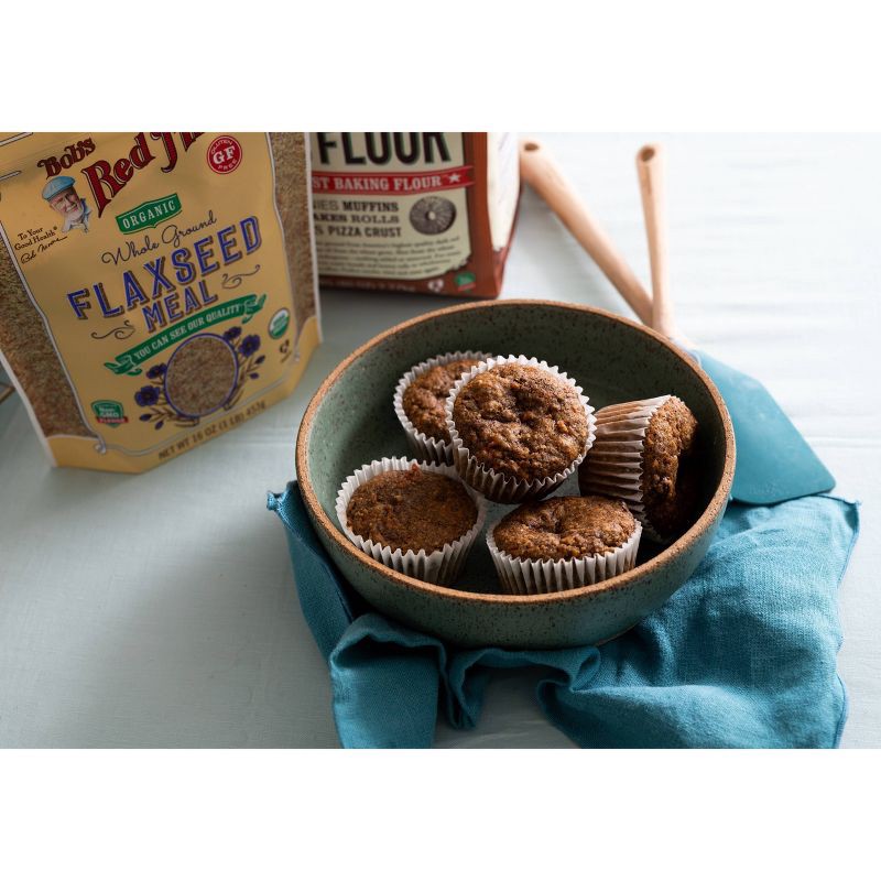 slide 3 of 4, Bob's Red Mill Gluten Free Whole Ground Flaxseed Meal - 16oz, 16 oz