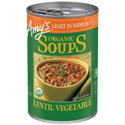 Amy's Organic Gluten Free Low Sodium Lentil Vegetable Soup - 14.5oz