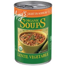 Amy's Organic Gluten Free Low Sodium Lentil Vegetable Soup - 14.5oz