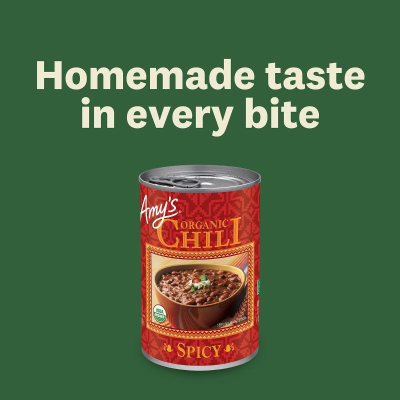 slide 7 of 9, Amy's Organic Gluten Free Spicy Chili Soup - 14.7oz, 14.7 oz