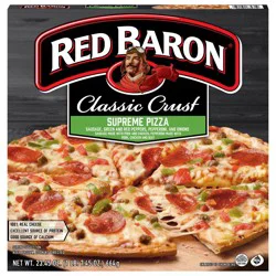 Red Baron Supreme Classic Crust Frozen Pizza - 23.45oz