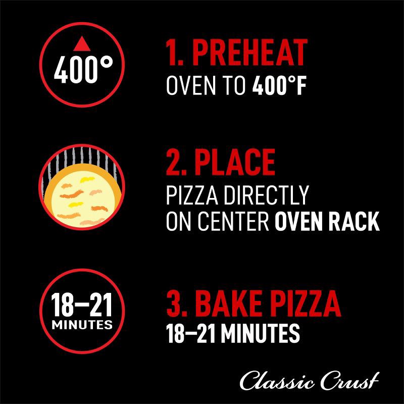 slide 7 of 8, Red Baron Four Cheese Classic Crust Frozen Pizza - 21.06oz, 21.06 oz