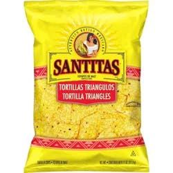 Santitas Yellow Corn Tortilla Chips Triangles - 11oz