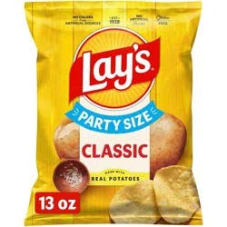 Lay's Classic Party Size Potato Chips - 13oz