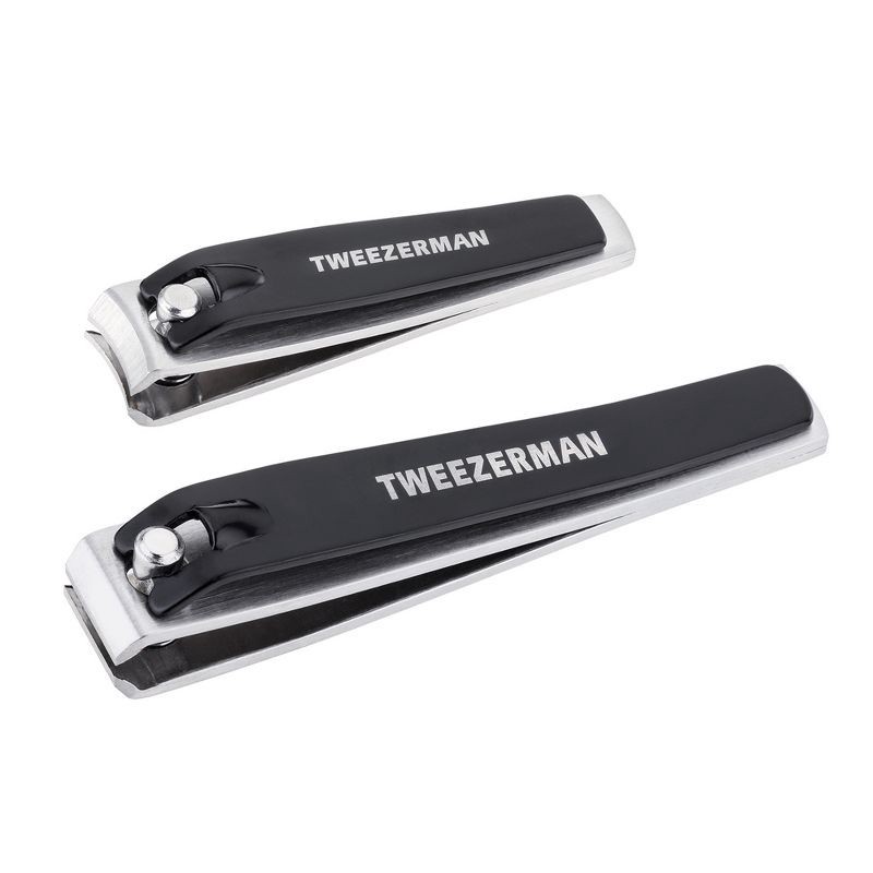 slide 1 of 6, Tweezerman Stainless Steel Nail Clipper Set - 2ct, 2 ct