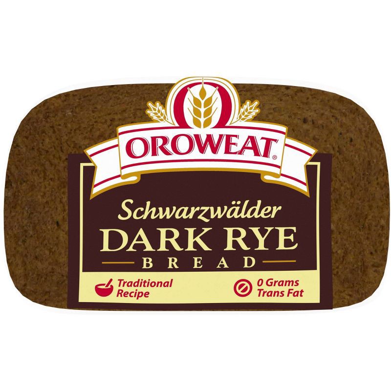 slide 5 of 9, Oroweat Dark Rye Bread - 16oz, 16 oz