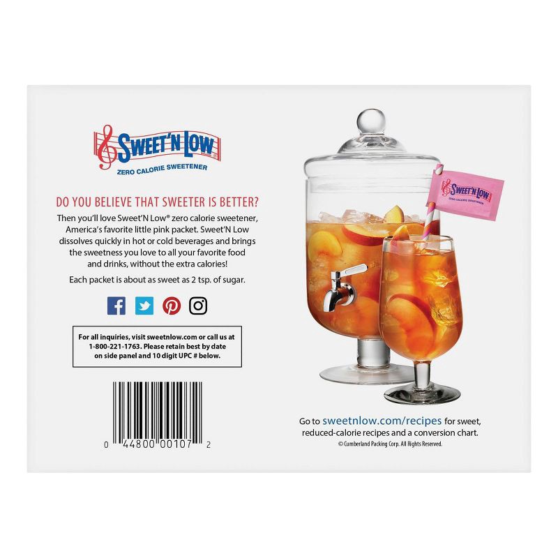 slide 2 of 6, Sweet'N Low Zero Calorie Sweetener Packets - 250/8.75oz, 250/8.75 oz