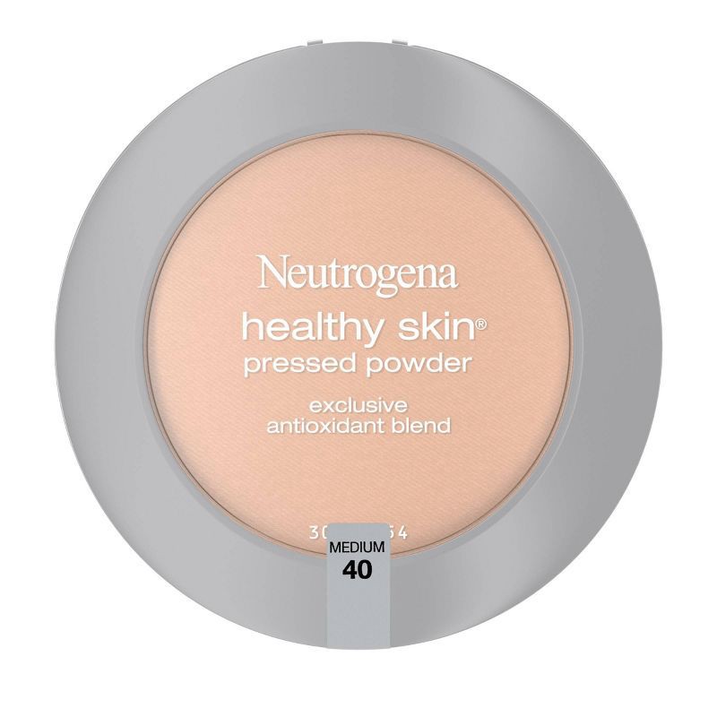 slide 1 of 6, Neutrogena Healthy Skin Pressed Makeup Powder Compact with Antioxidants & Pro Vitamin B5 to Even Skin Tone - 40 Medium - 0.34oz, 0.34 oz