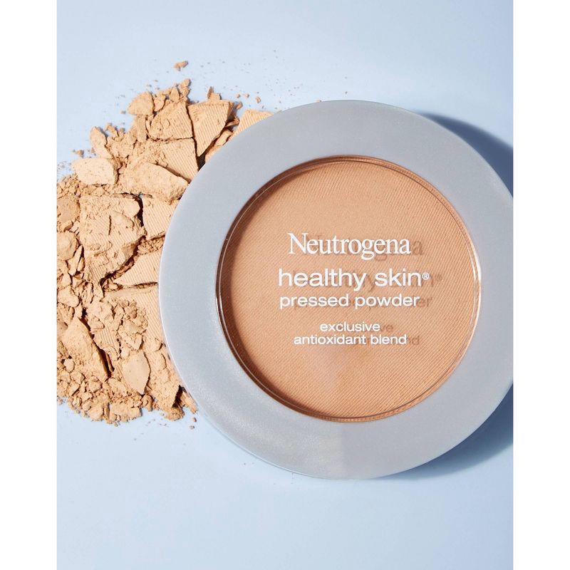 slide 4 of 6, Neutrogena Healthy Skin Pressed Makeup Powder Compact with Antioxidants & Pro Vitamin B5 to Even Skin Tone - 30 Light to Medium - 0.34oz, 0.34 oz