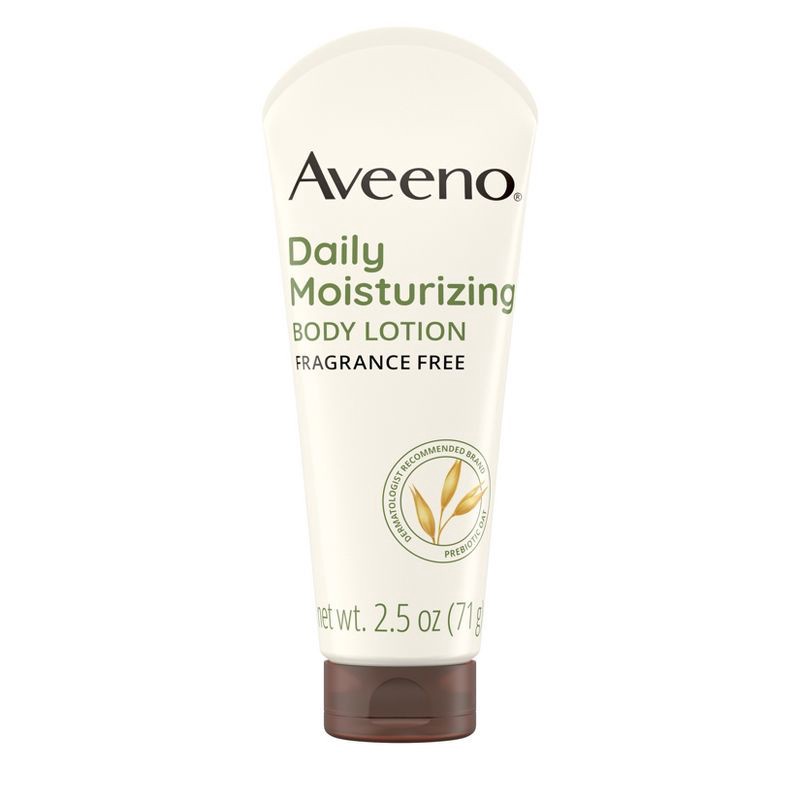 slide 1 of 7, Aveeno Daily Moisturizing Body Lotion for Dry Skin, 2.5oz, 2.5 oz