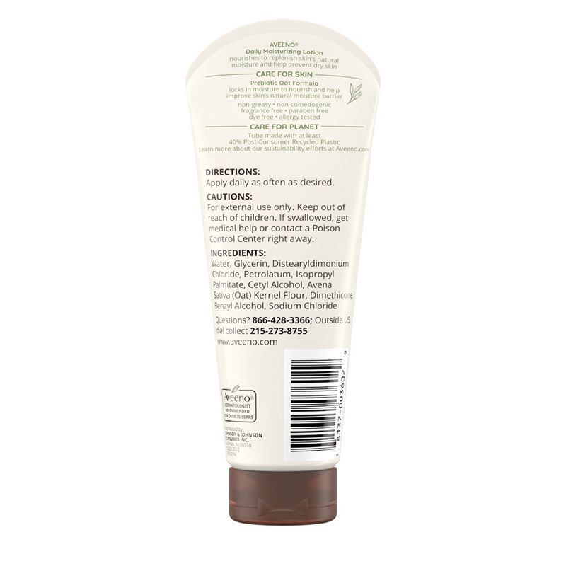 slide 8 of 8, Aveeno Daily Moisturizing Body Lotion for Dry Skin, 2.5oz, 2.5 oz