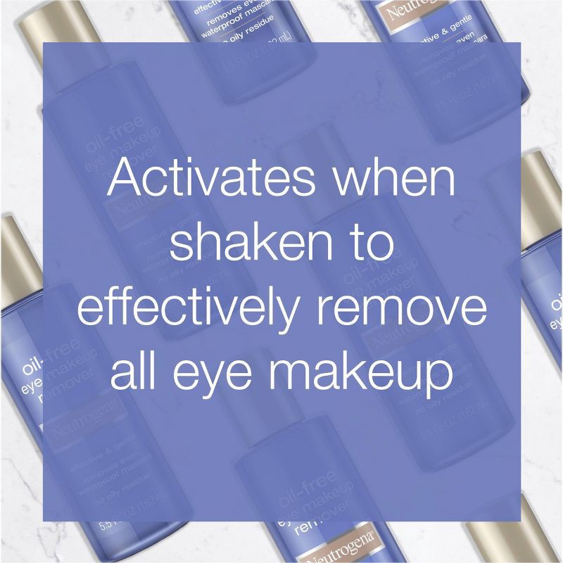 slide 8 of 8, Neutrogena Oil-Free Gentle Liquid Eye Makeup Remover - 5.5 fl oz, 5.5 fl oz