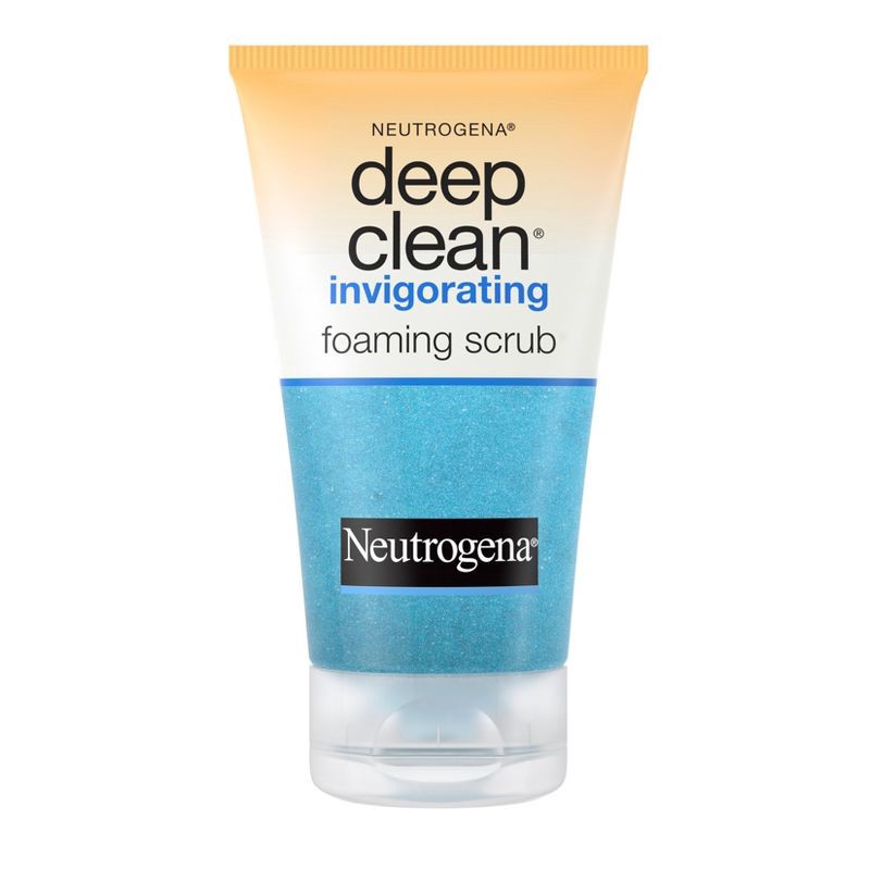 slide 1 of 7, Neutrogena Deep Clean Invigorating Foaming Facial Scrub with Glycerin - 4.2 fl oz, 4.2 fl oz